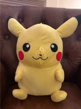 Yellow Plush Pikachu Kids Toy